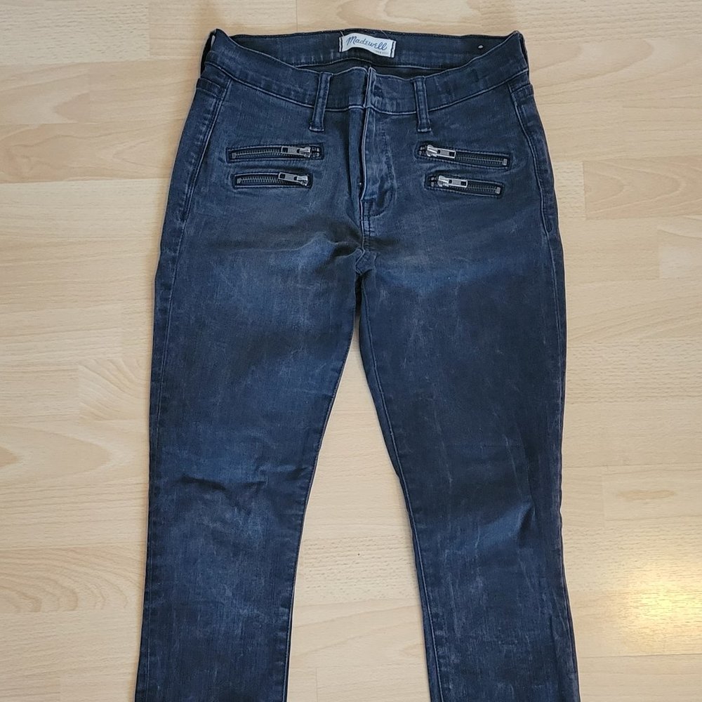 Madewell Midrise Moto Jeans